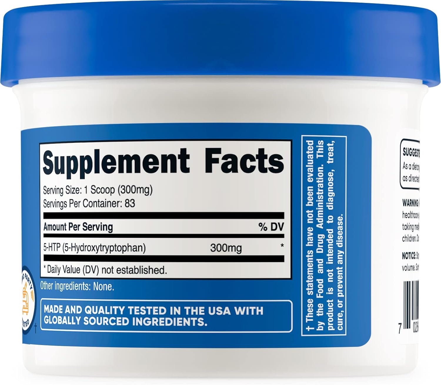 2 Pack of Nutricost 5-HTP Powder - 25 Grams (300mg Per Serving)