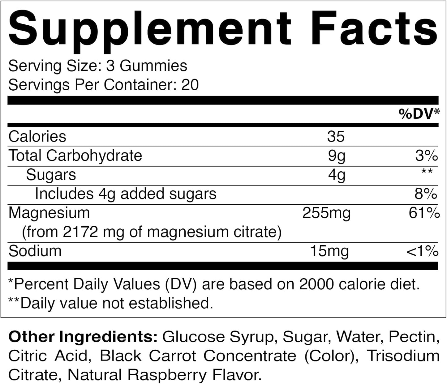 2 Pack of Vitamatic Extra Strength Magnesium Gummies - 255 mg per Serving - 60 Count - Supports Relaxation, Muscle, Bone, & Energy - High Elemental Mg