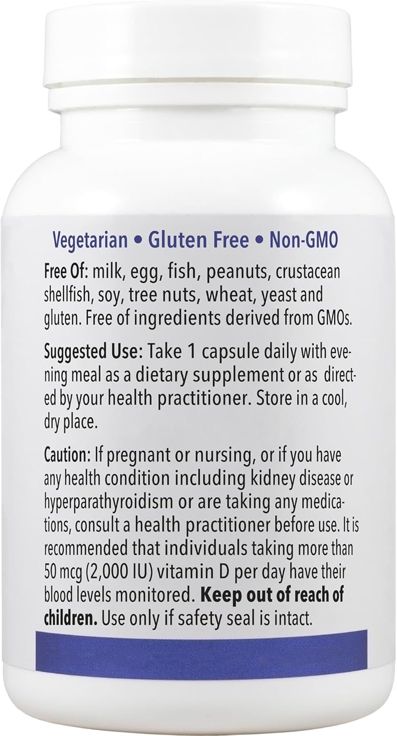 2-Pack Patient One Vitamin D3 5,000 IU Capsules for Immune, Heart, and Bone Health