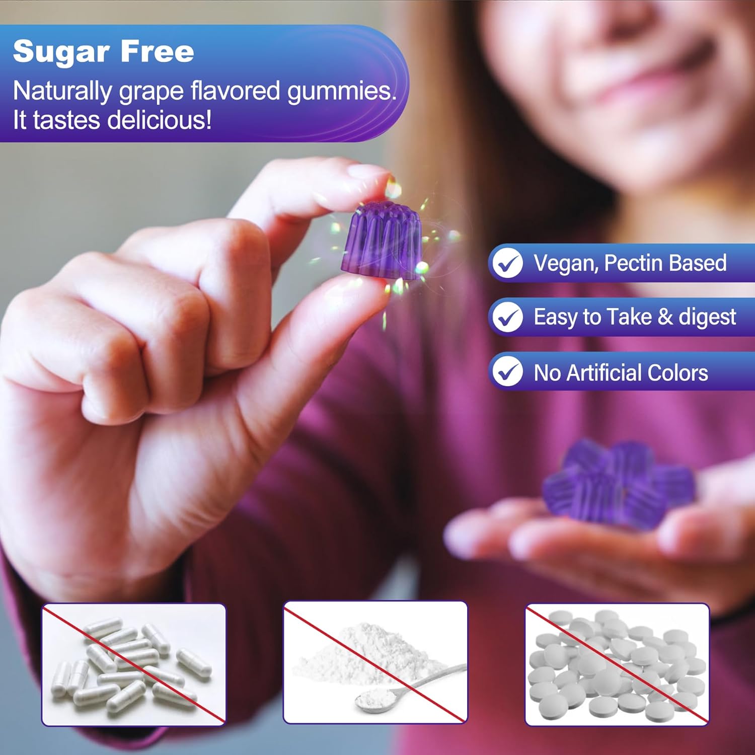 2-Pack Potassium Magnesium Gummies with Glucosamine - 3-Pack Bundle