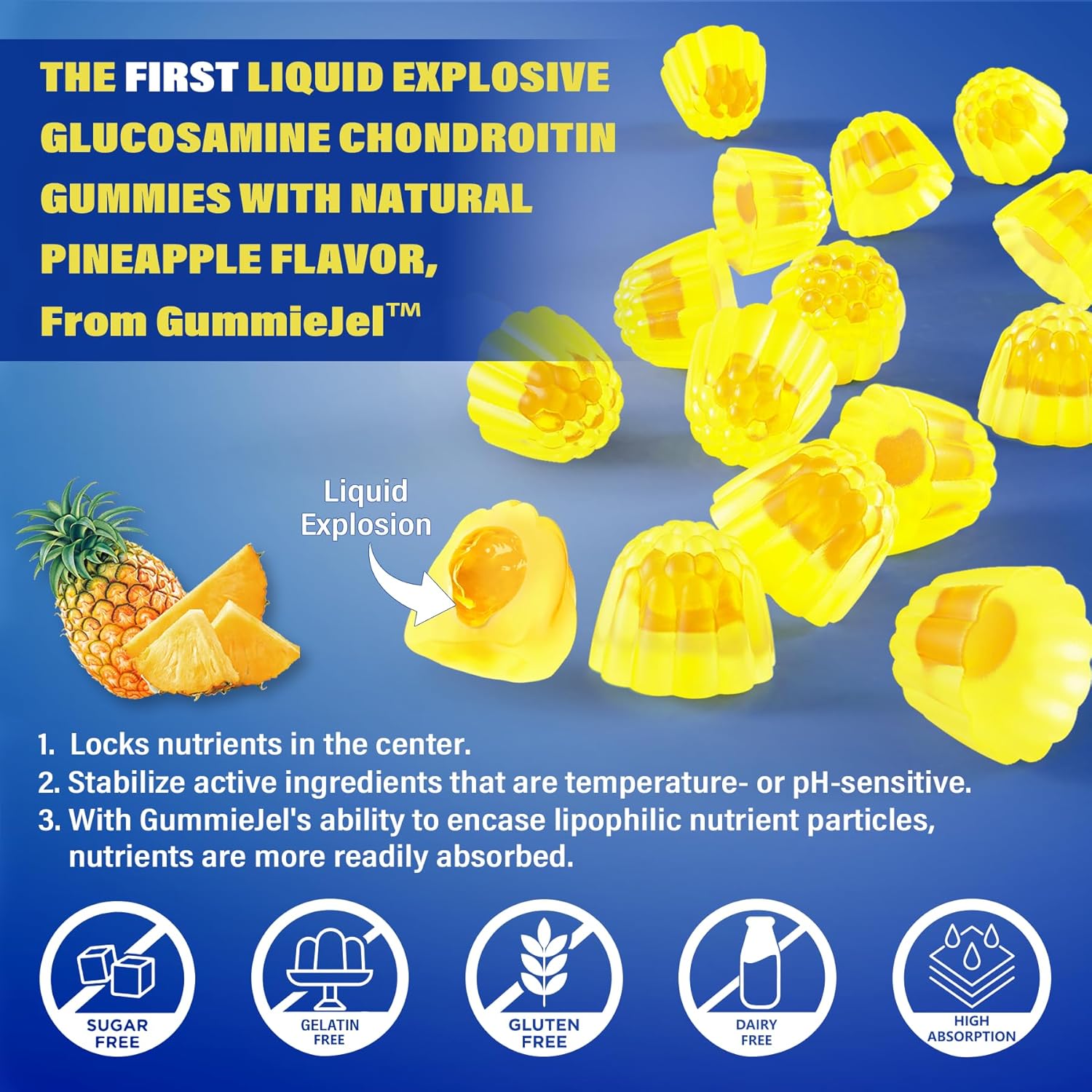 2-Pack Potassium Magnesium Gummies with Glucosamine - 3-Pack Bundle