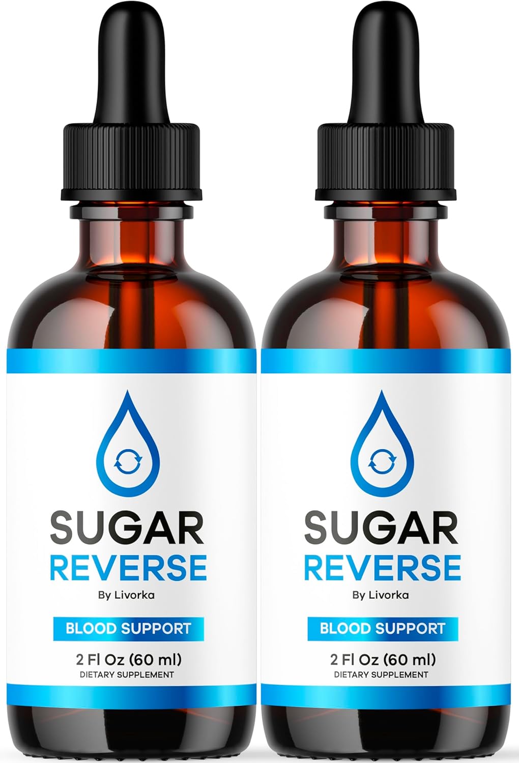 2 Pack Sugar Reverse Drops Liquid Supplement - Advanced Formula for 2 Months - Official Reviews
