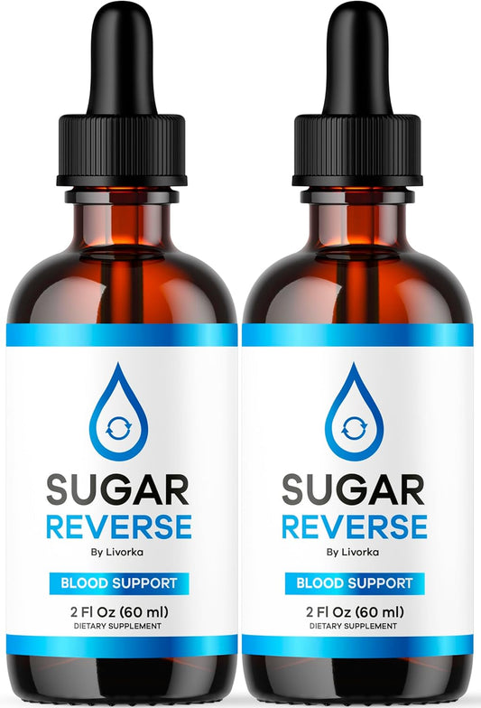 2 Pack Sugar Reverse Drops Liquid Supplement - Advanced Formula for 2 Months - Official Reviews