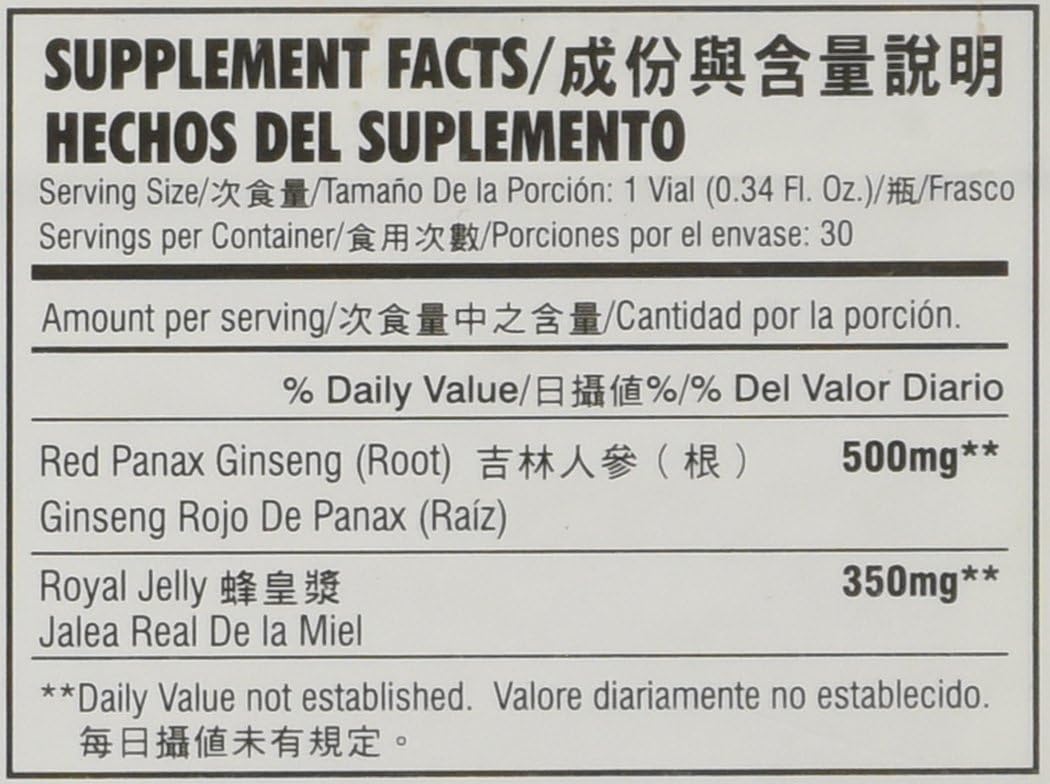 2 Packs of Prince Of Peace Red Ginseng Royal Jelly - 30 Count Each