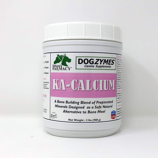 2 Pound Dogzymes KA Calcium Supplement for Dogs - Essential Nutrient for Bone Health and Muscle Function
