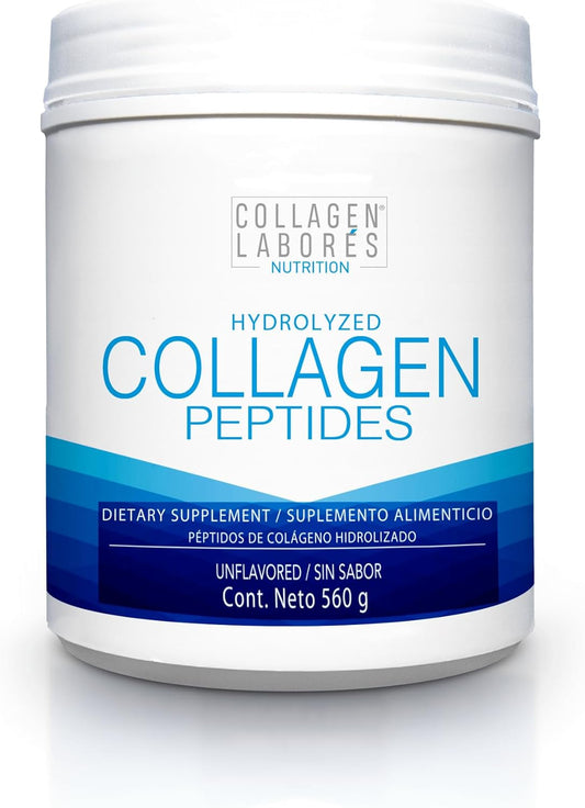 20 oz Pure Hydrolyzed Collagen Peptides Powder - Unflavored, Grass-Fed, Keto & Paleo Friendly - Non-GMO, Gluten-Free - GMP Certified - Easy to Mix