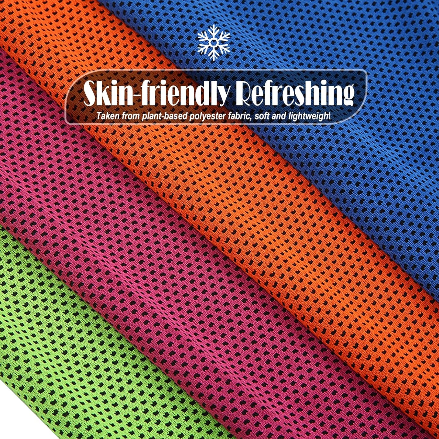 20 Pack Cooling Towel Set - 40x12'' Microfiber Ice Towels for Neck and Face with Bag - Breathable Chill Towels for Yoga, Gym, Running, Beach - Red