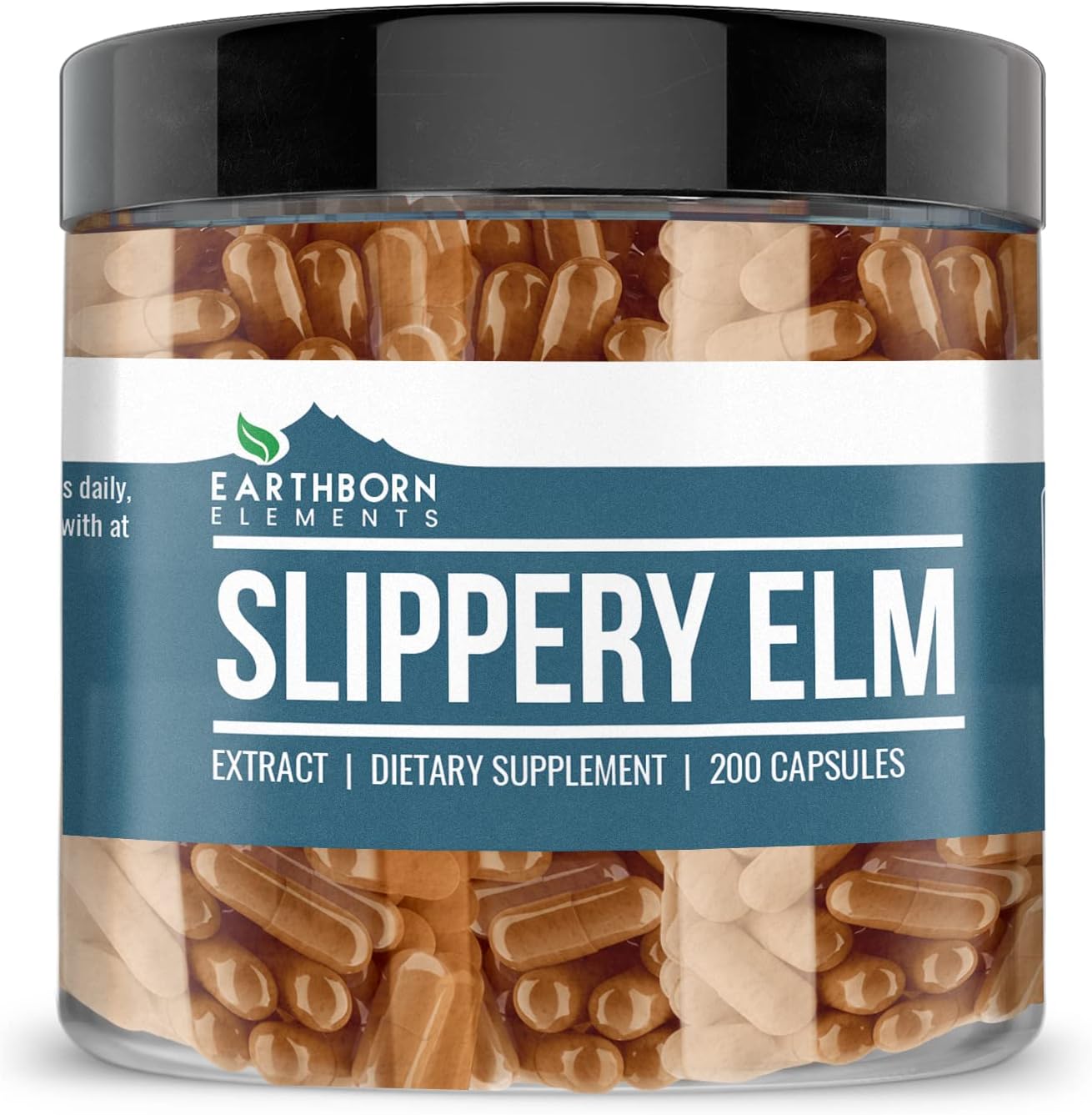 200 Capsules of Pure Cayenne Pepper & Slippery Elm Bundle - No Additives, Earthborn Elements