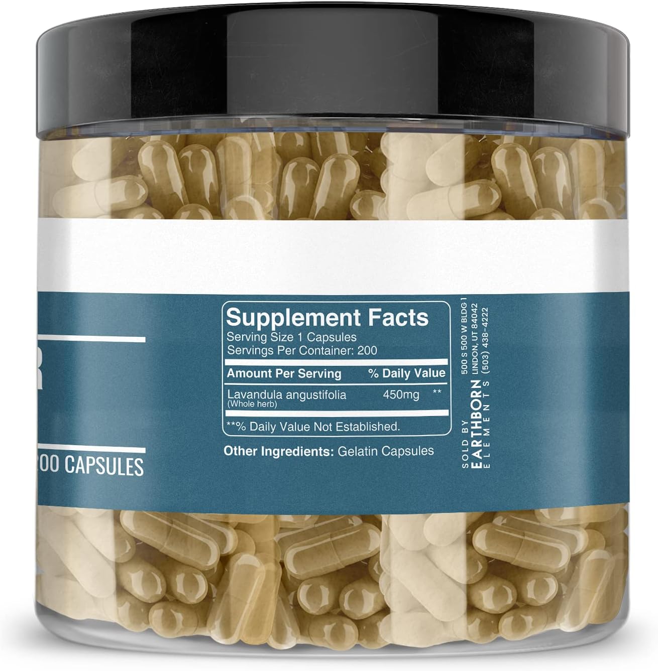 200 Capsules of Pure Chamomile and Lavender Extract Bundle, Undiluted & Additive-Free