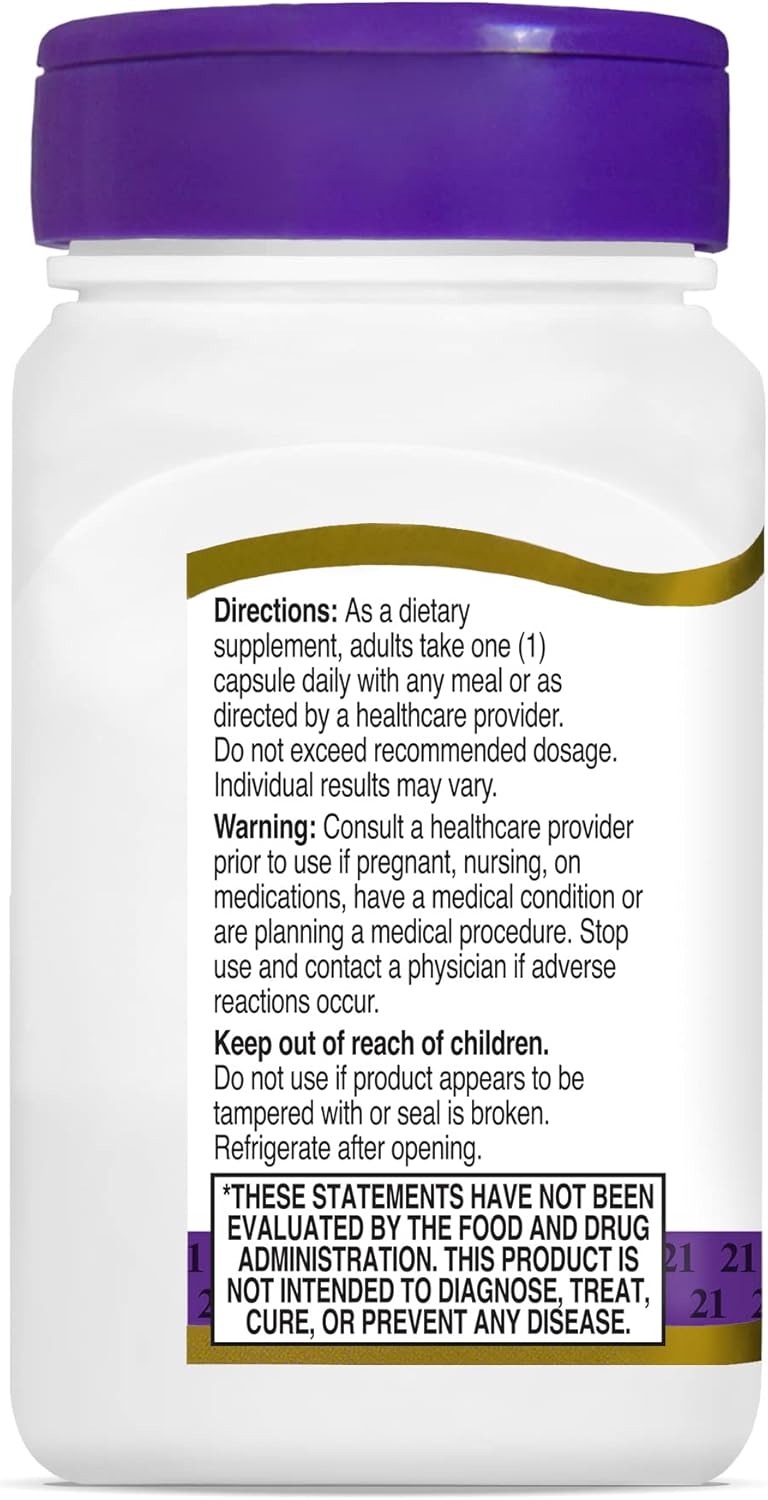 200 Count 21st Century Acidophilus Capsules (2 Packs) - Probiotics for Gut Health and Digestive Support