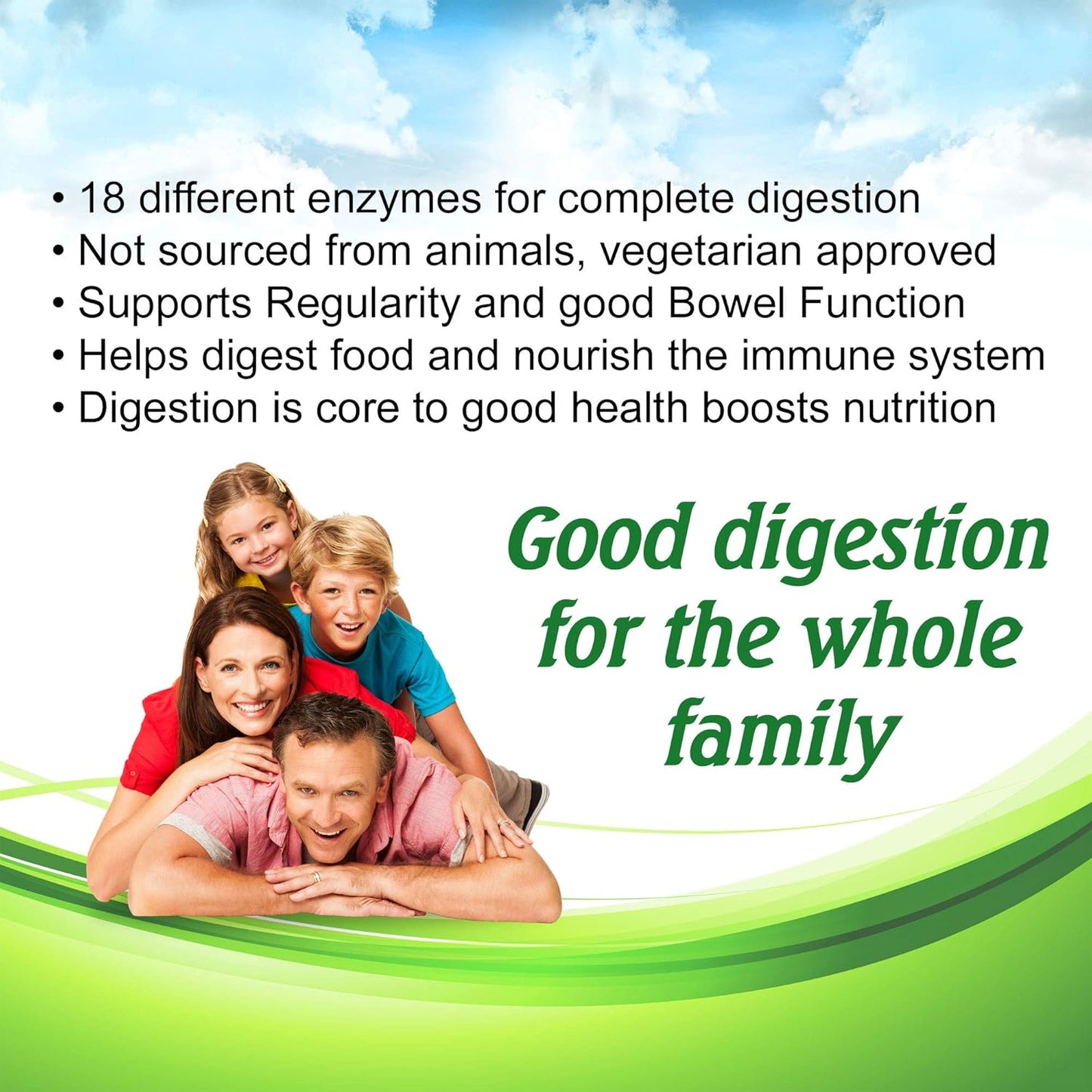 200 Count Capsules of NWC Naturals Ultra-Enzyme Support Digestive Supplement for Optimal Health and Digestion