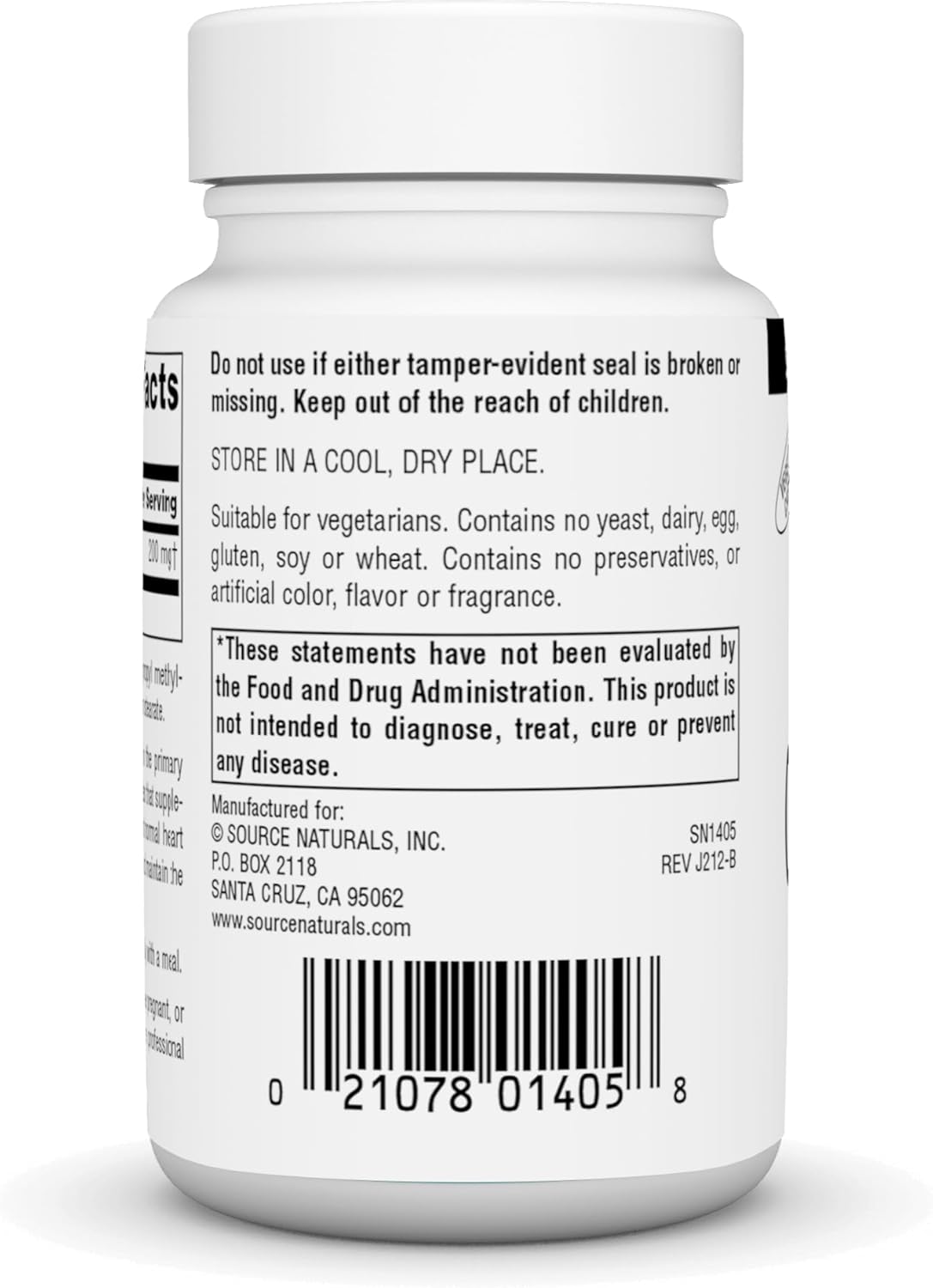 200 mg Source Naturals Coenzyme Q10 Capsules for Energy, Heart Function, Antioxidant Protection, Healthy Gums - 30 Vegetarian Capsules