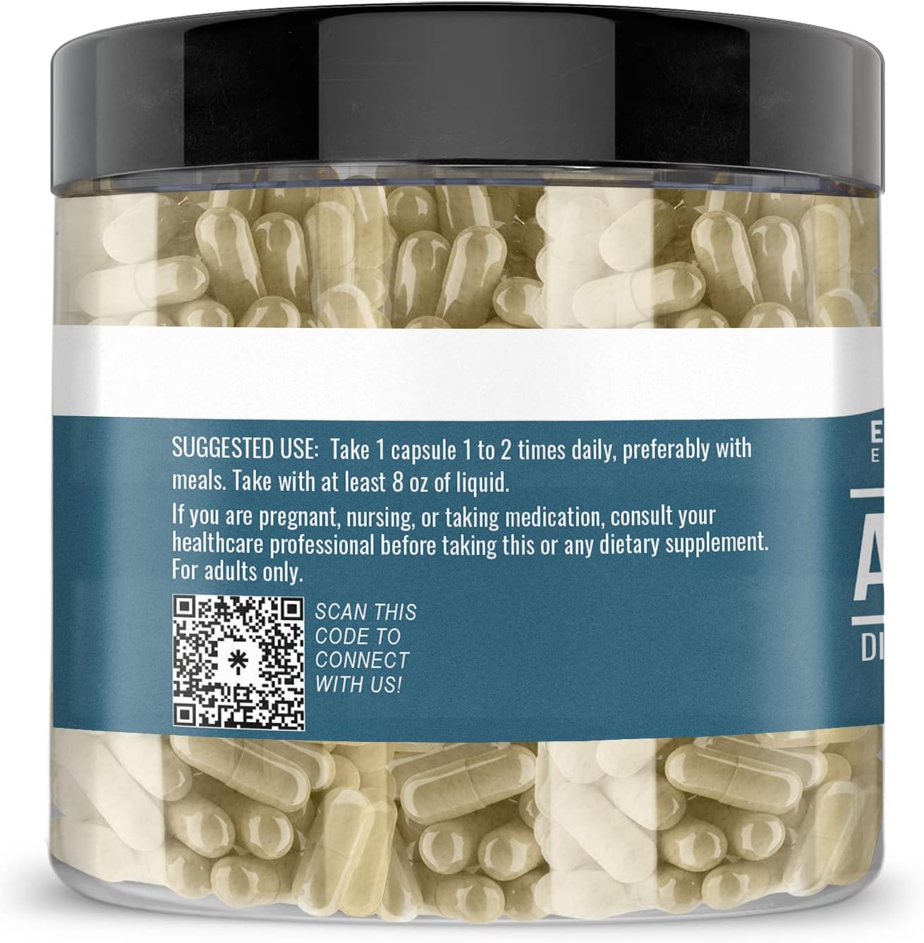 200 Pure & Undiluted Astragalus Extract Capsules by Earthborn Elements - No Additives