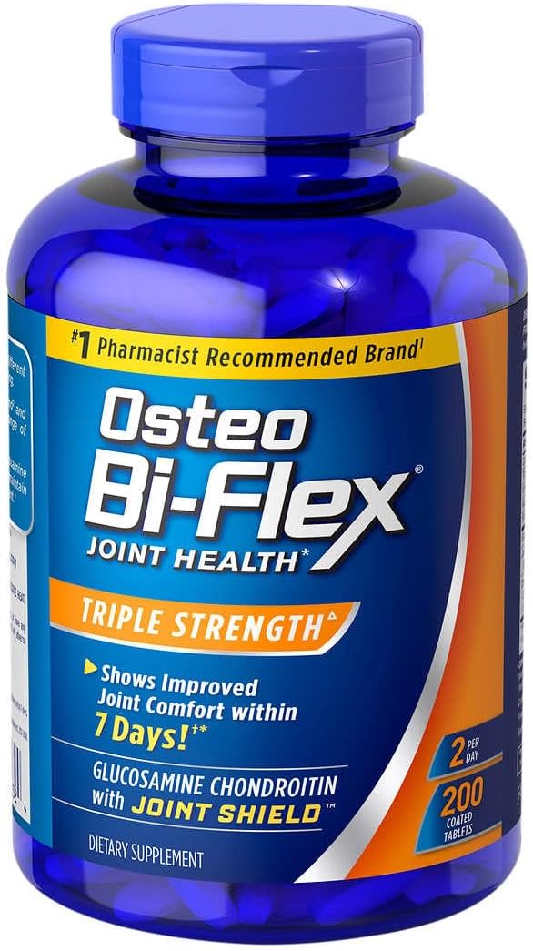 200 Tablets Osteo Bi-Flex Triple Strength with Glucosamine | Joints Support and Mobility | 3 Month Supply