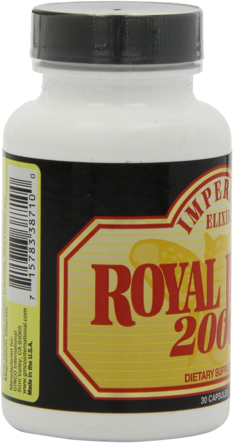 2000 mg Imperial Elixir Royal Jelly Capsules - 30 Count