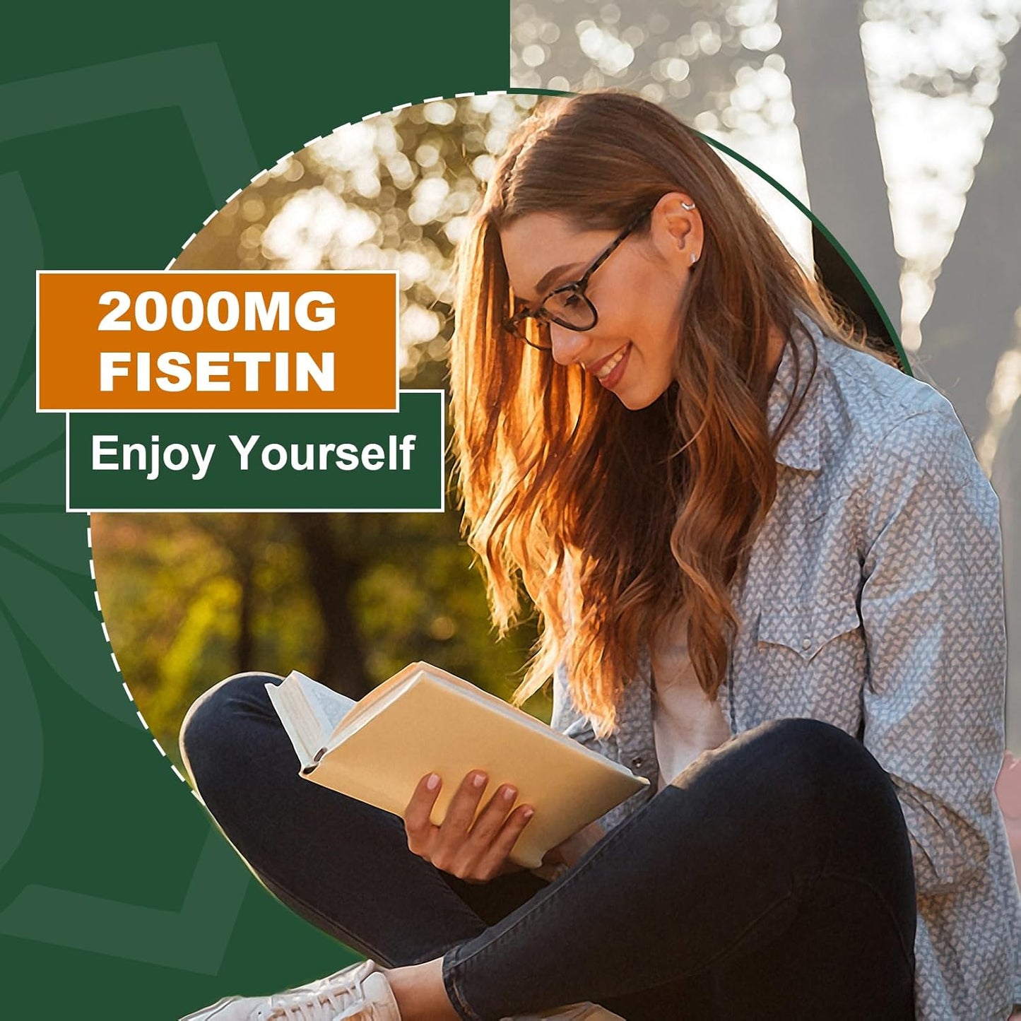 2000MG Liposomal Fisetin Supplement with Quercetin, TMG, and Resveratrol - 180 Capsules for Healthy Aging and Cognitive Support