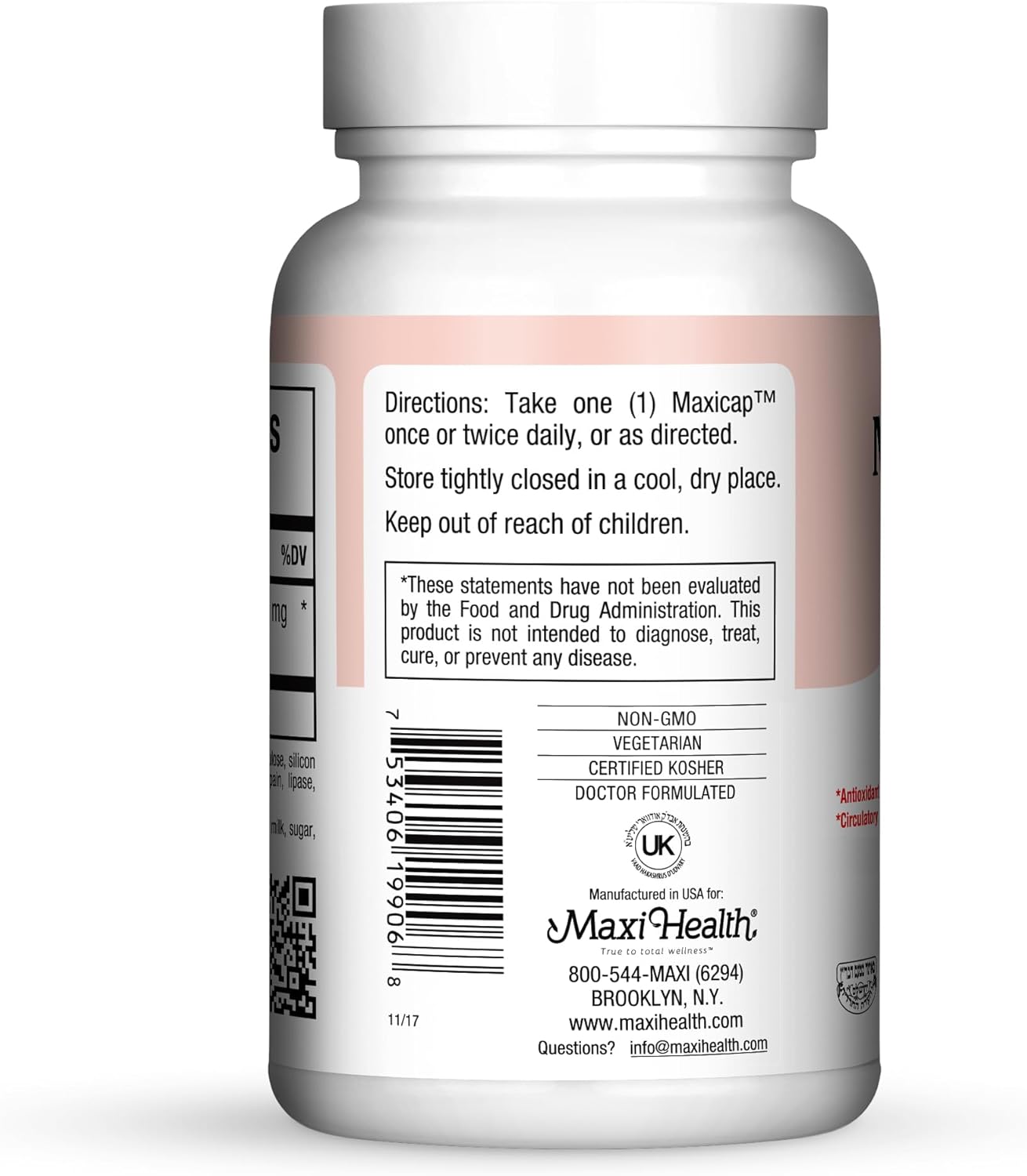 200mg Maxi Health Coenzyme Q10 Supplement for Heart Health - 60 Capsules - Kosher Formula - BoostGo Australia