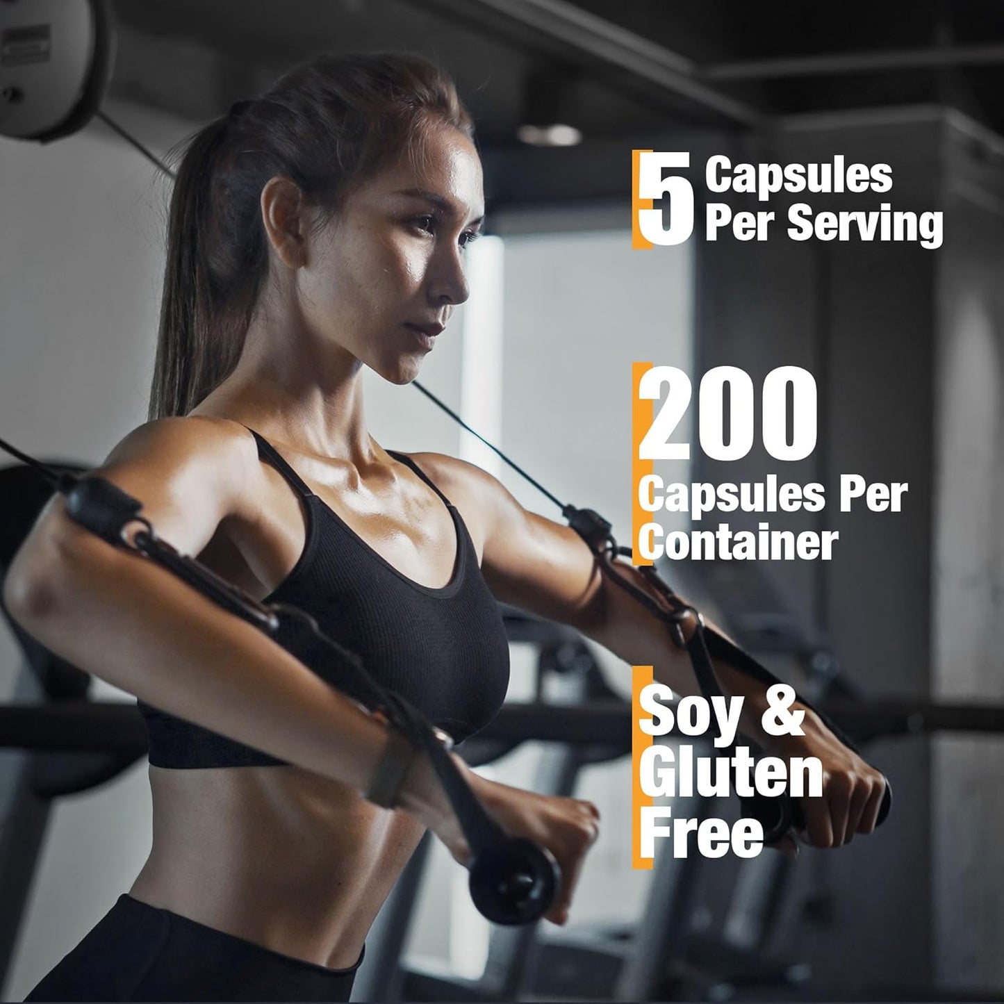 204 Micronized Creatine Monohydrate Capsules - Muscle, Strength, Performance & Recovery Supplement for Men and Women (34 Servings)