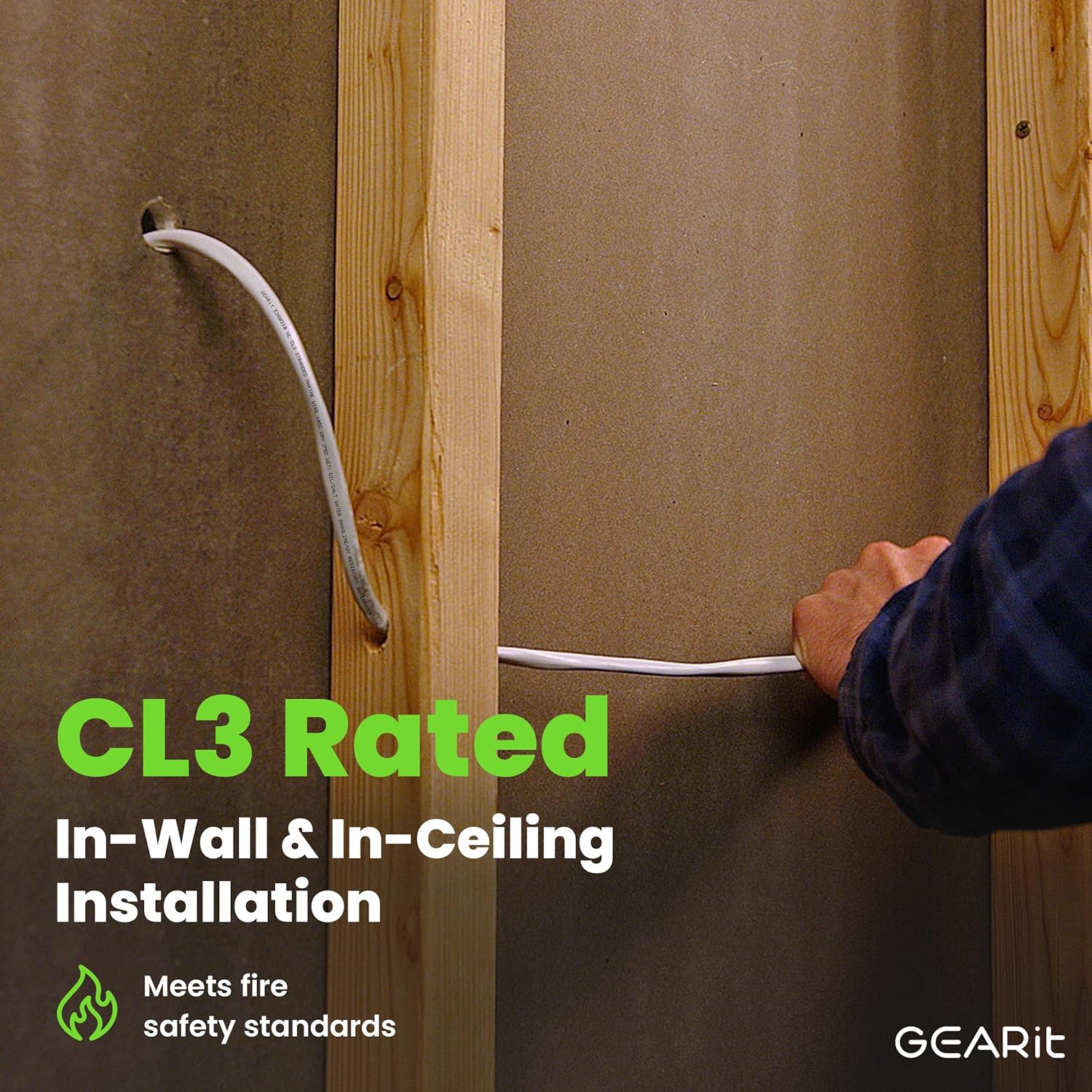 20ft GEARit 14AWG Marine Wire - Tinned OFC Copper, Oxygen-Free Copper, White Cable