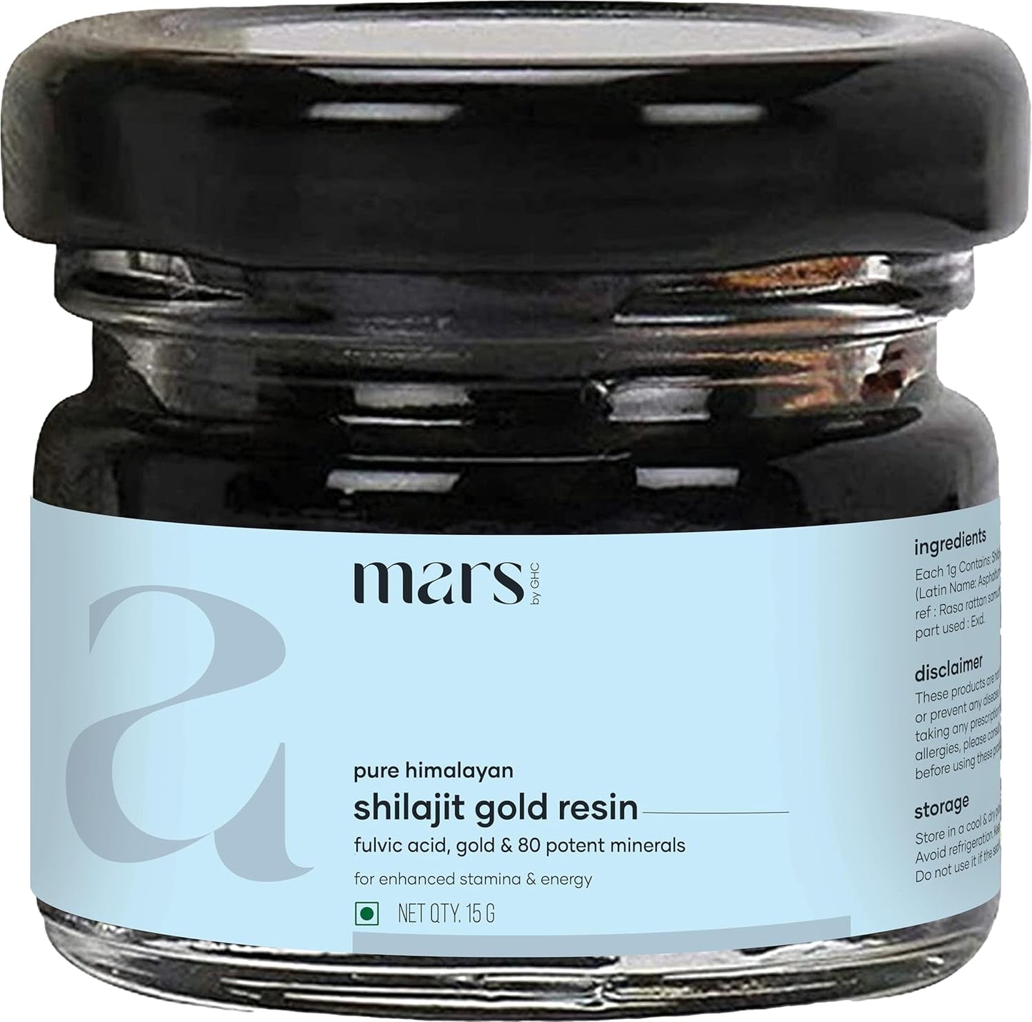 20g GHC Pure Himalayan Shilajit Gold Resin: Mars - 1 Pack