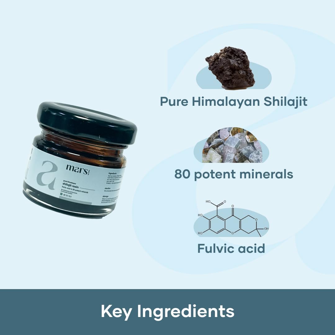 20g GHC Pure Himalayan Shilajit Gold Resin: Mars - 1 Pack
