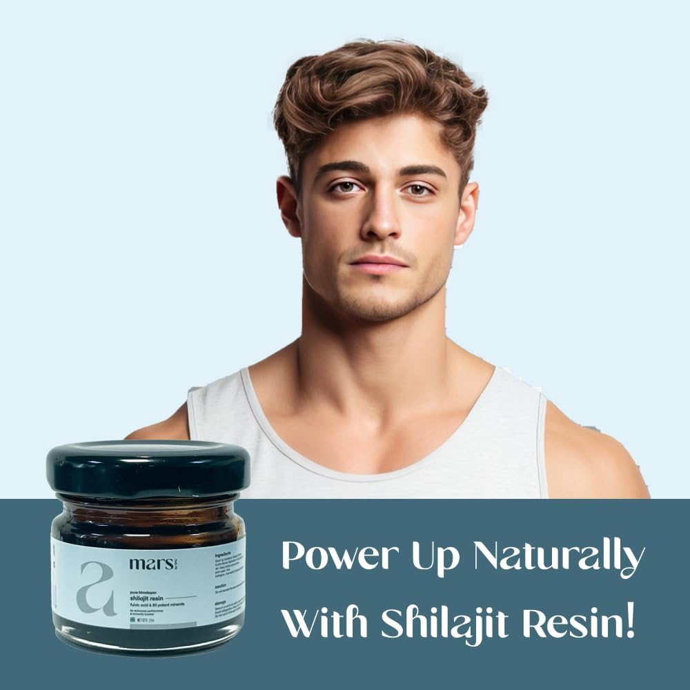 20g Mars by GHC Pure Himalayan Shilajit Gold Resin - Organic Well Being Supplement from Himalayas - Good Health Company