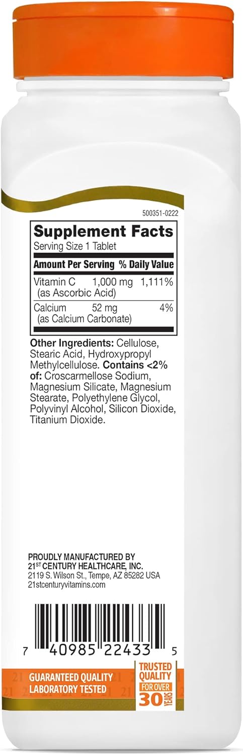21st Century C 1000 mg Tablets 220 Count - Pack of Two