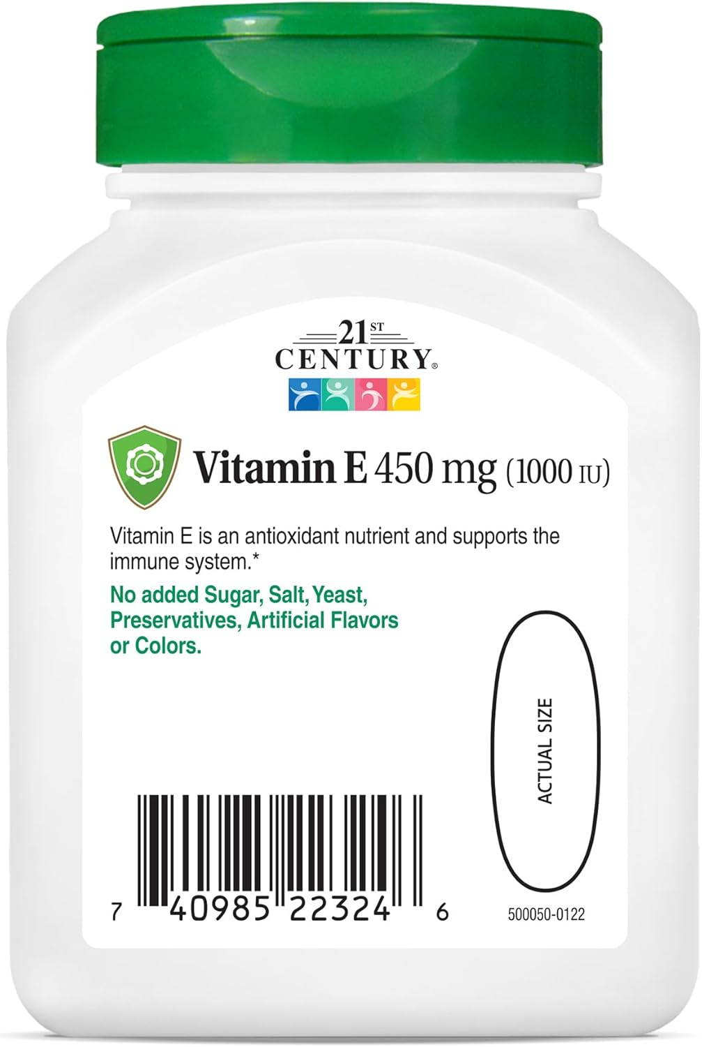 21st Century E 1000 I.U. (Dl-Alpha) Softgels, 55-Count - Vitamin E Supplement for Daily Health Support