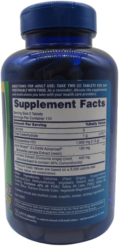 220 Coated Tablets of Osteo Bi-Flex Triple Strength with Turmeric for Joint Support