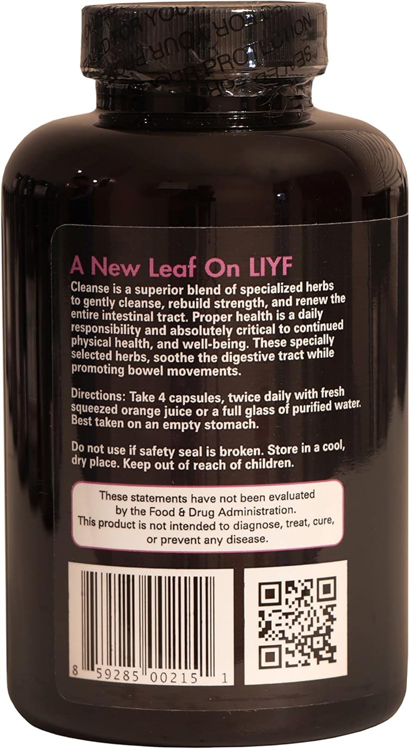 225 Capsules PuraDyme Herbal Colon Cleanse and Detox Dietary Supplement for Gut Health by Lou Corona