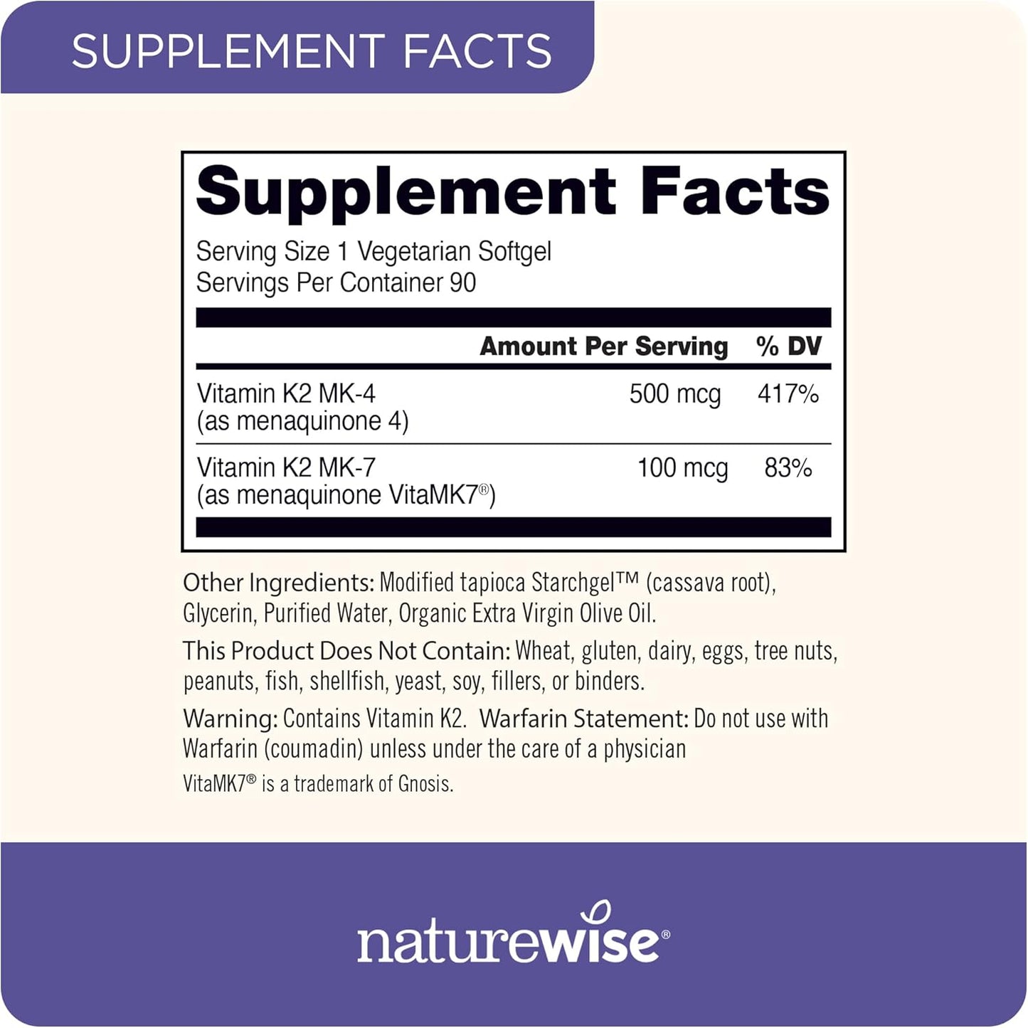 2250mg Turmeric Curcumin with BioPerine, Vegan Vitamin K2 MK-7, and MK4 - 180 Count & 90 Softgels by NatureWise