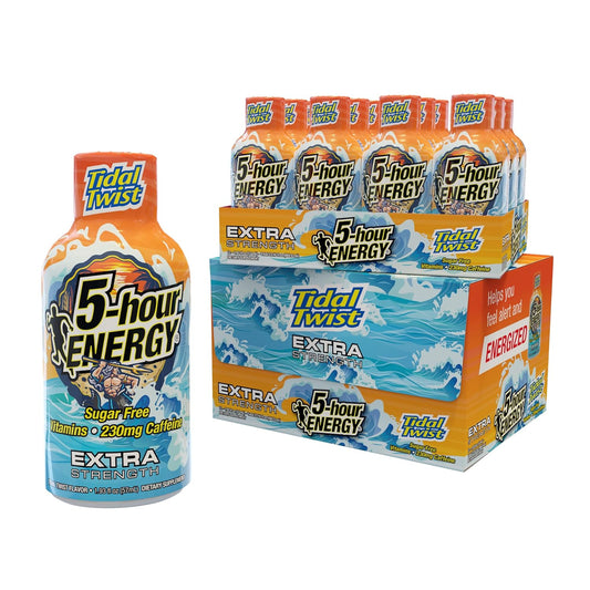 24-Pack 5-Hour Energy Extra Strength Shots in Tidal Twist Flavor, 1.93 fl oz each
