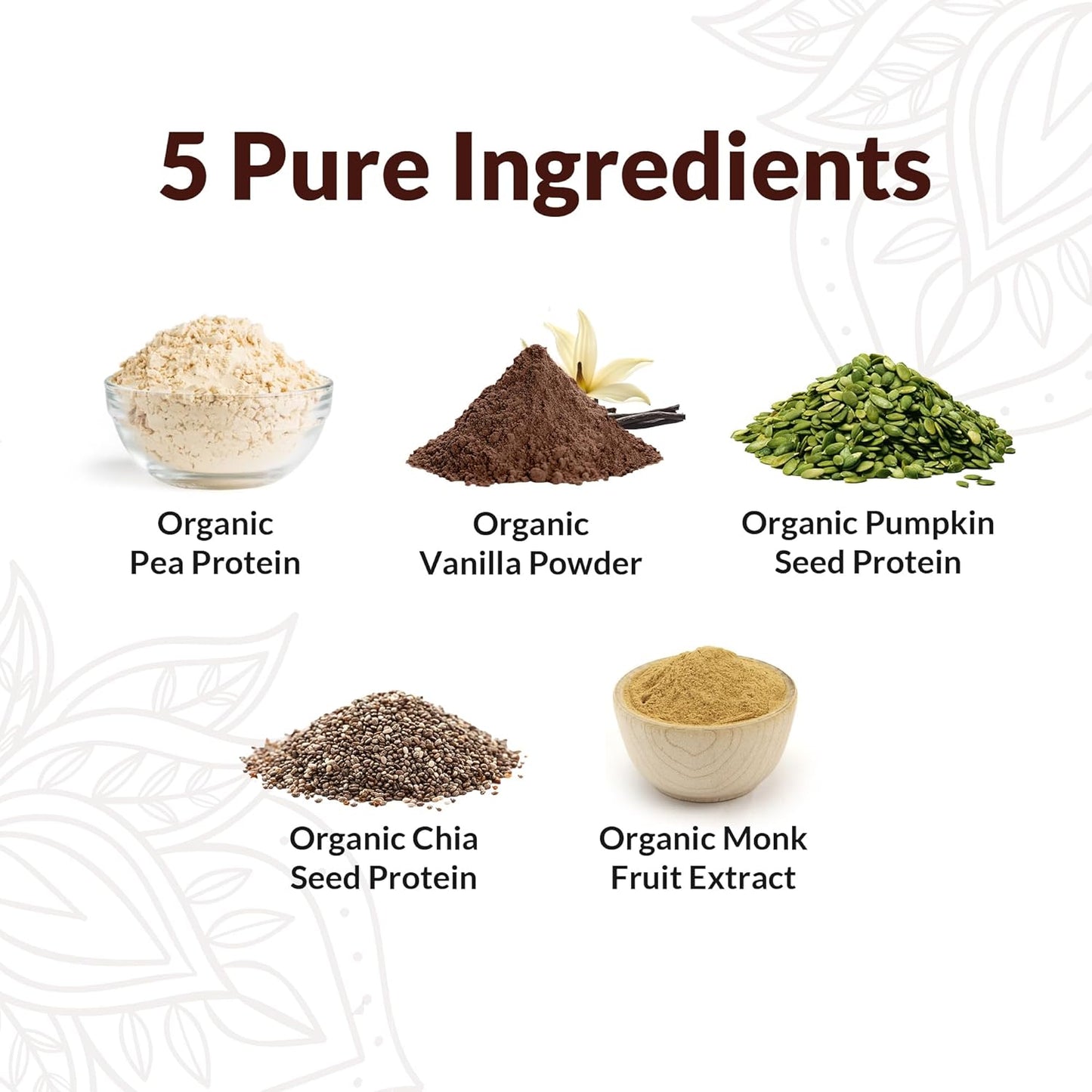 24-Pack NUTRAPULSE Organic Vegan Protein Powder Samples - Plant-Based, Gluten-Free, Non-GMO, 20g Protein/Serving - Vanilla Flavor