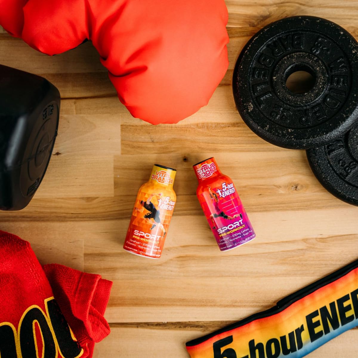 24 Pack of 5-Hour Energy Extra Strength Sport Shots with Citrapeak for Pre-Workout Energy Boost
