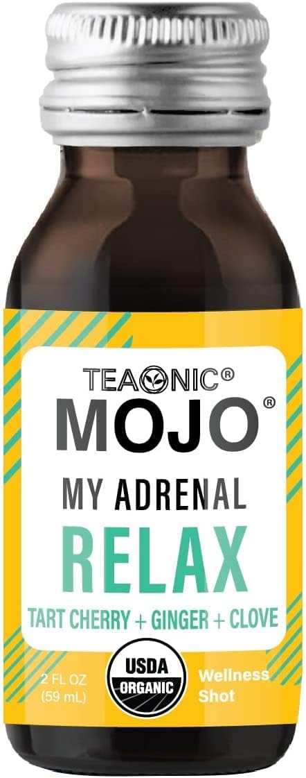 24-Pack TEAONIC Adrenal and Immune Support Wellness Shots - My Adrenal Mojo & My Immunity Mojo