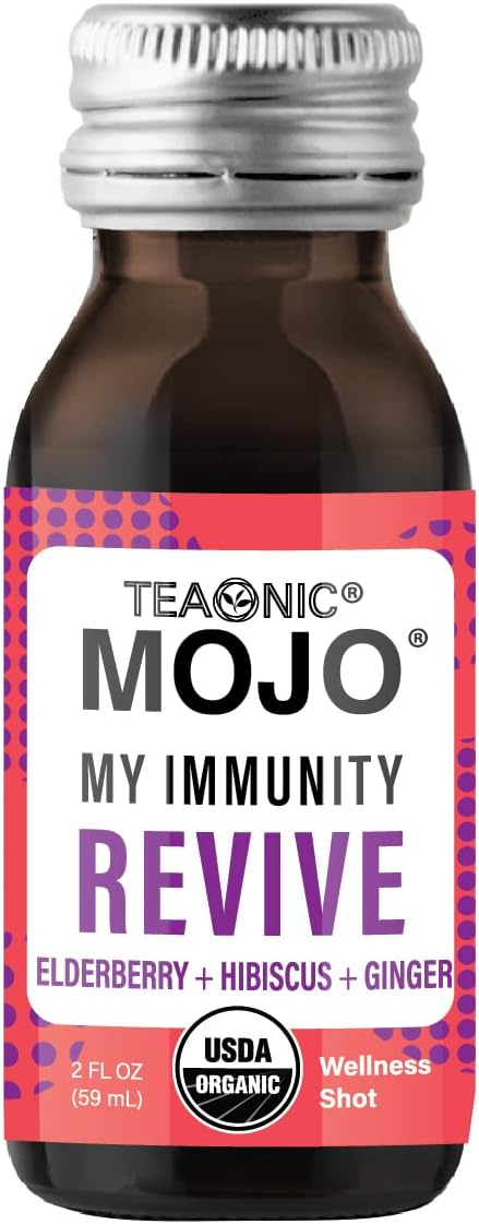 24-Pack TEAONIC Adrenal and Immune Support Wellness Shots - My Adrenal Mojo & My Immunity Mojo