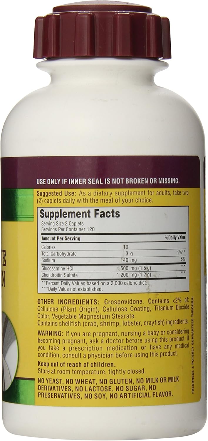 240 Caplets of Finest Nutrition Glucosamine Chondroitin Triple Strength Formula for Joint Health