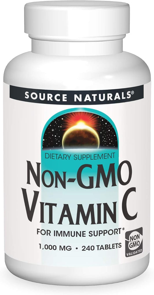 240 Count Non-GMO Vitamin C Tablets by SOURCE NATURALS