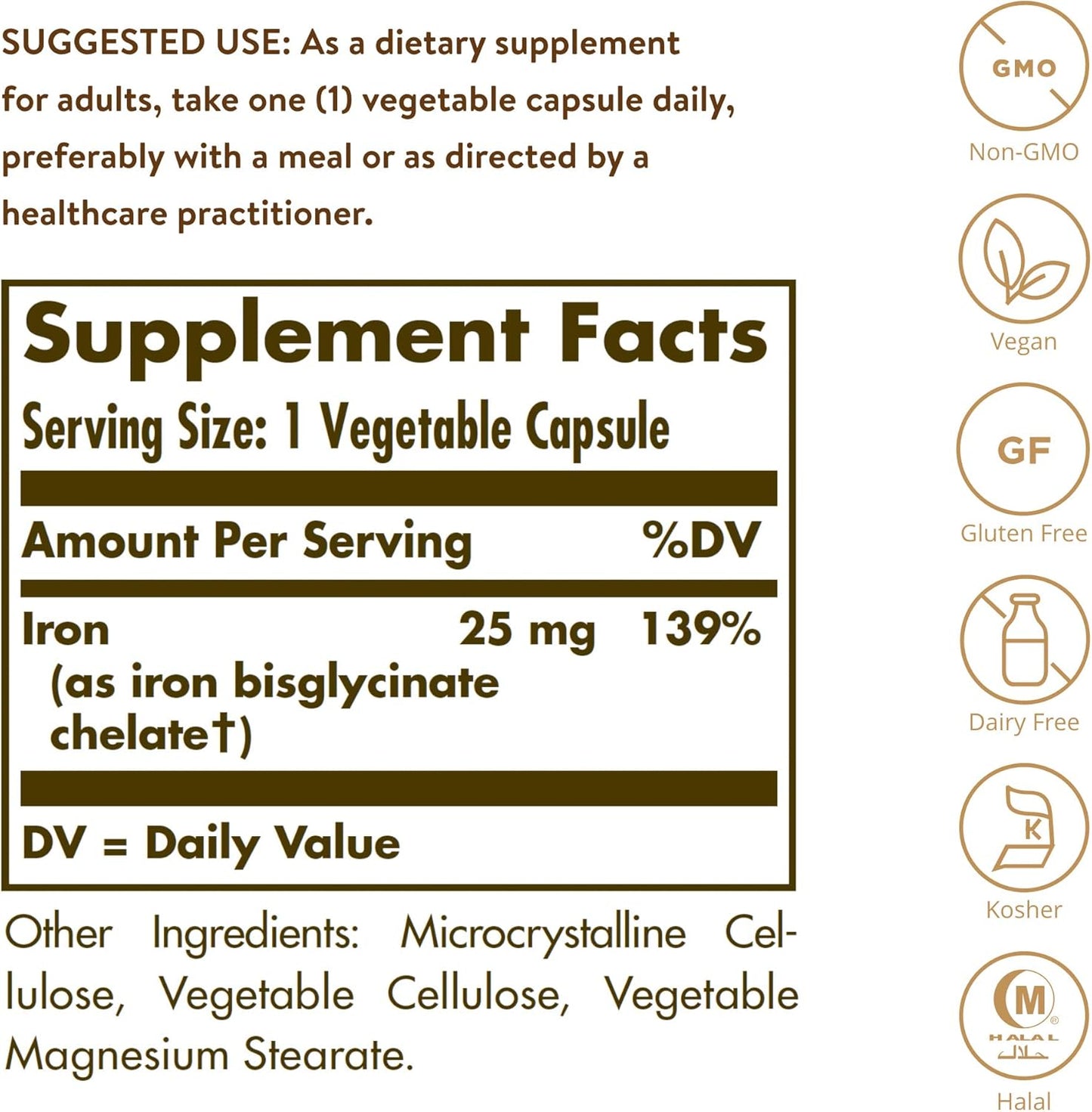 240 Vegetable Capsules: Jarrow Formulas Probiotics & Solgar Gentle Iron Combo for Sensitive Stomachs