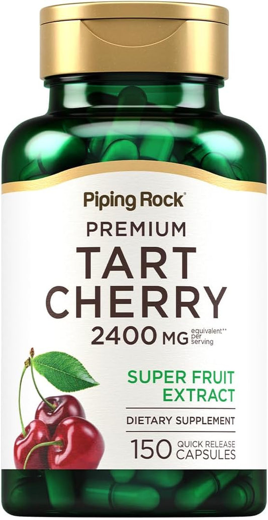 2400mg Tart Cherry Extract Capsules - 150 Pills | Premium Super Fruit Supplement | Non-GMO, Gluten Free