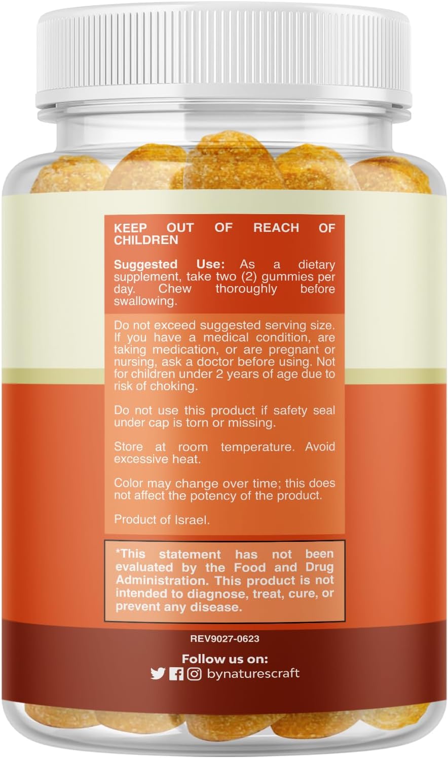 240ct Natures Craft Pure Magnesium Glycinate 400mg for Mood, Sleep, and Relaxation + Turmeric Gummies for Adults - Peach Flavor Joint Support