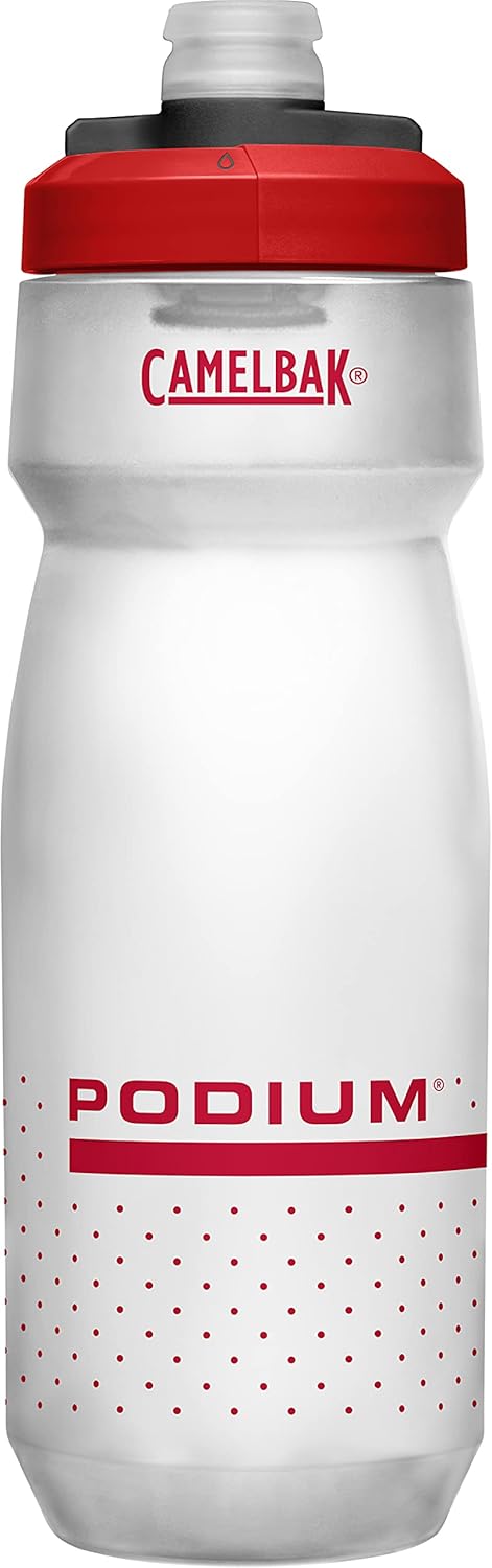 24oz CamelBak Podium Bike Water Bottle in Fiery Red Color