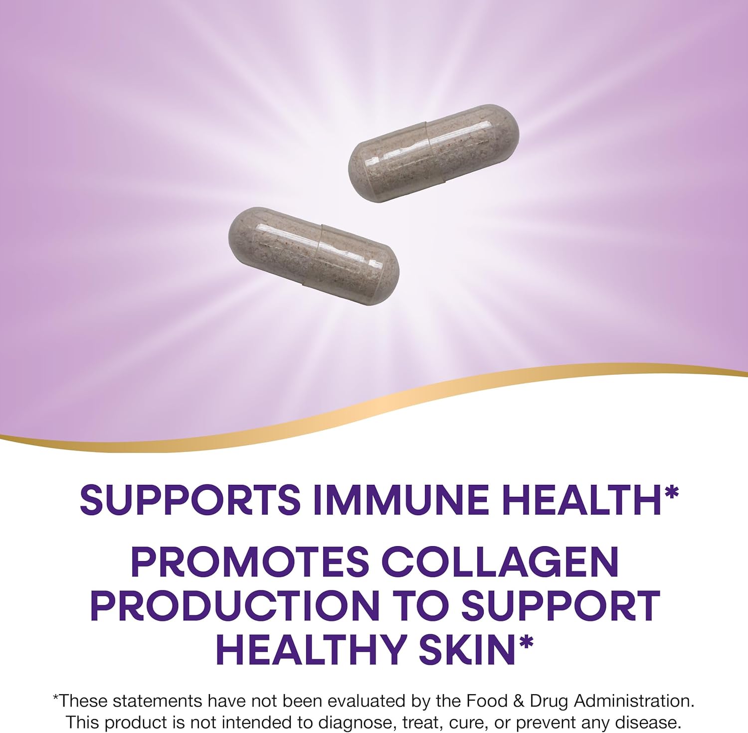 250 Capsules Nature's Way Vitamin C with Rose Hips for Immune Support and Healthy Skin