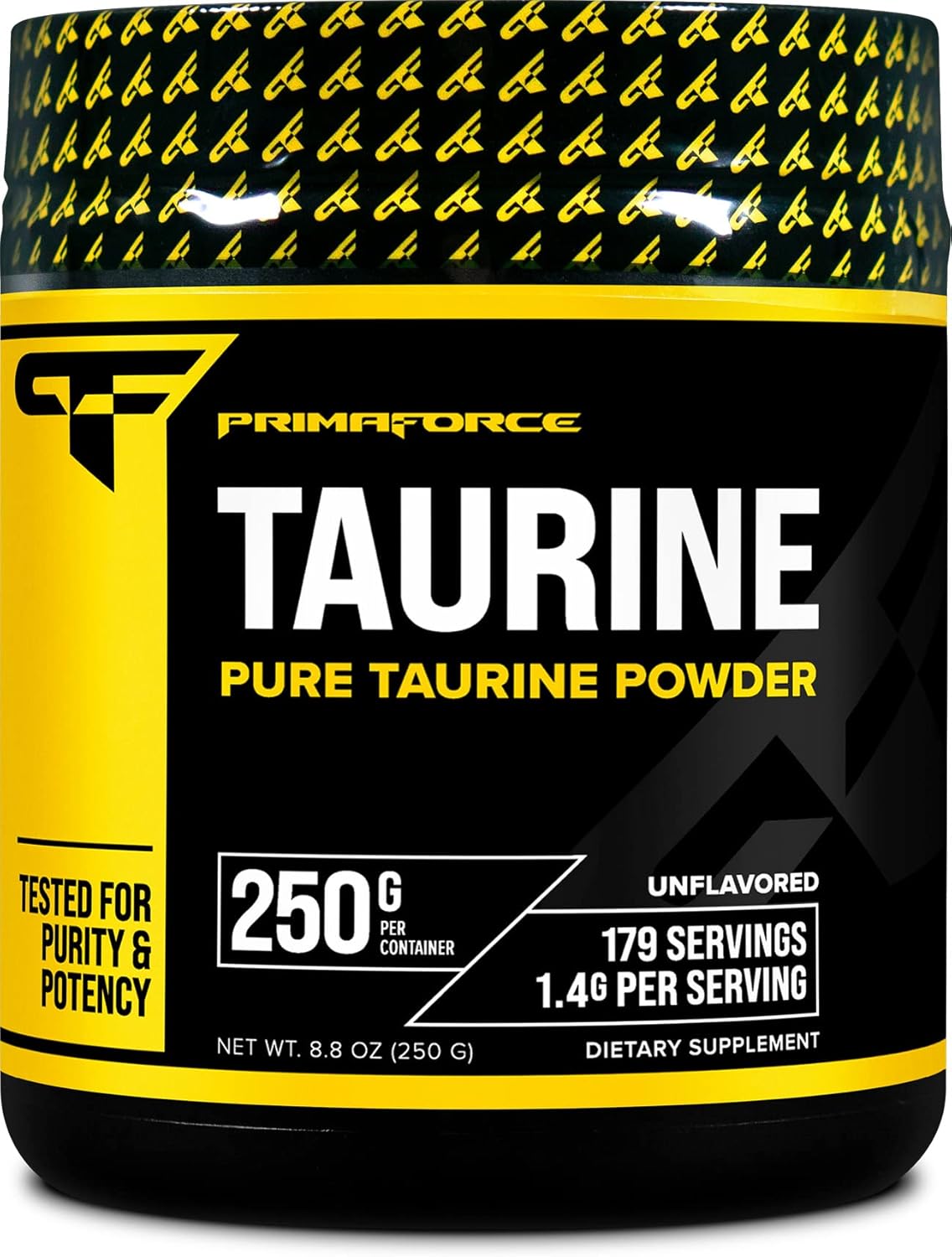 250 Grams PrimaForce Taurine Powder - Non-GMO & Gluten-Free Dietary Supplement