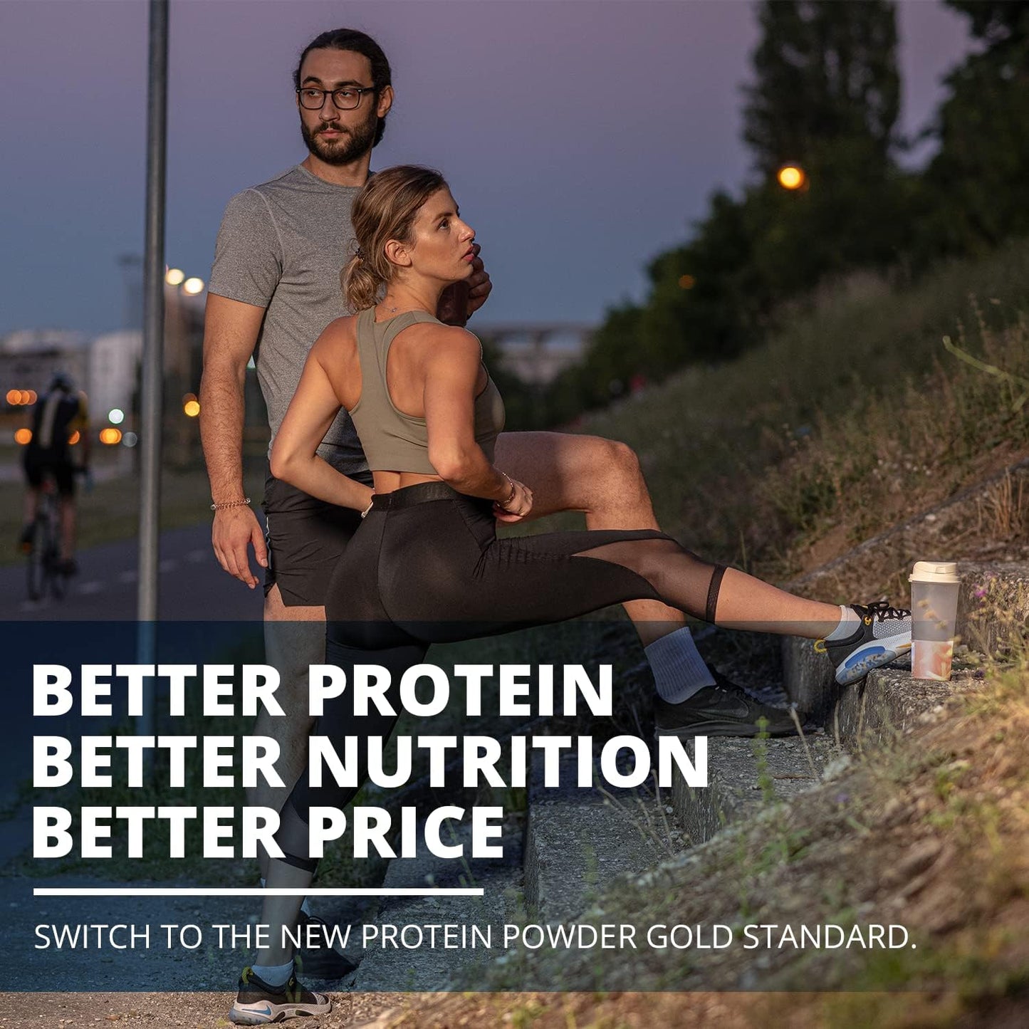 25G Grass Fed Beef Bone Broth Protein with Collagen Peptides - Paleo & Keto-Friendly Vanilla Protein Powder - Gluten-Free, Sugar-Free Dairy-Free - 615g