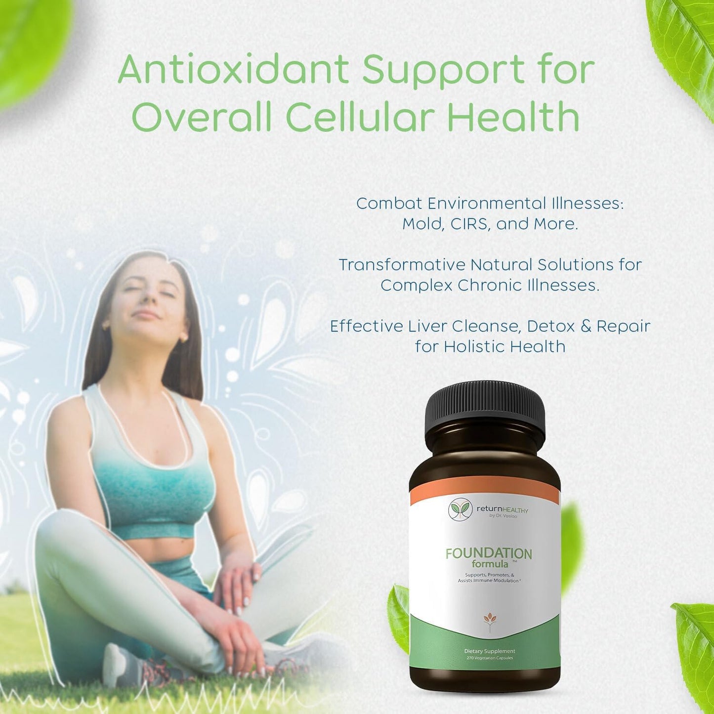 270 Capsules Immune Support Supplement with Japanese Knotweed Root, Cat's Claw, Milk Thistle & Resveratrol - Non-GMO, All-Natural Vegan Formula for Healthy Foundation