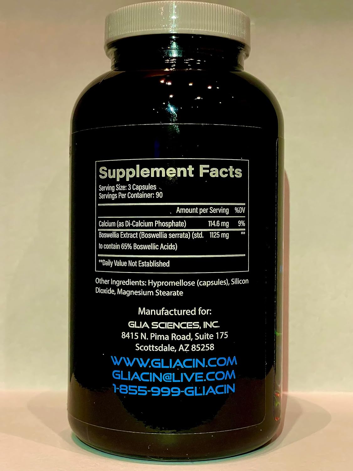 270 Capsules of GLIACIN Natural Neuron Support Dietary Supplement