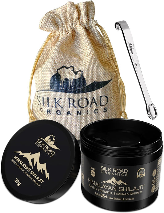 29g Pure Himalayan Shilajit Resin Supplement for Immune Support & Cognitive Health by SILK ROAD ORGANICS