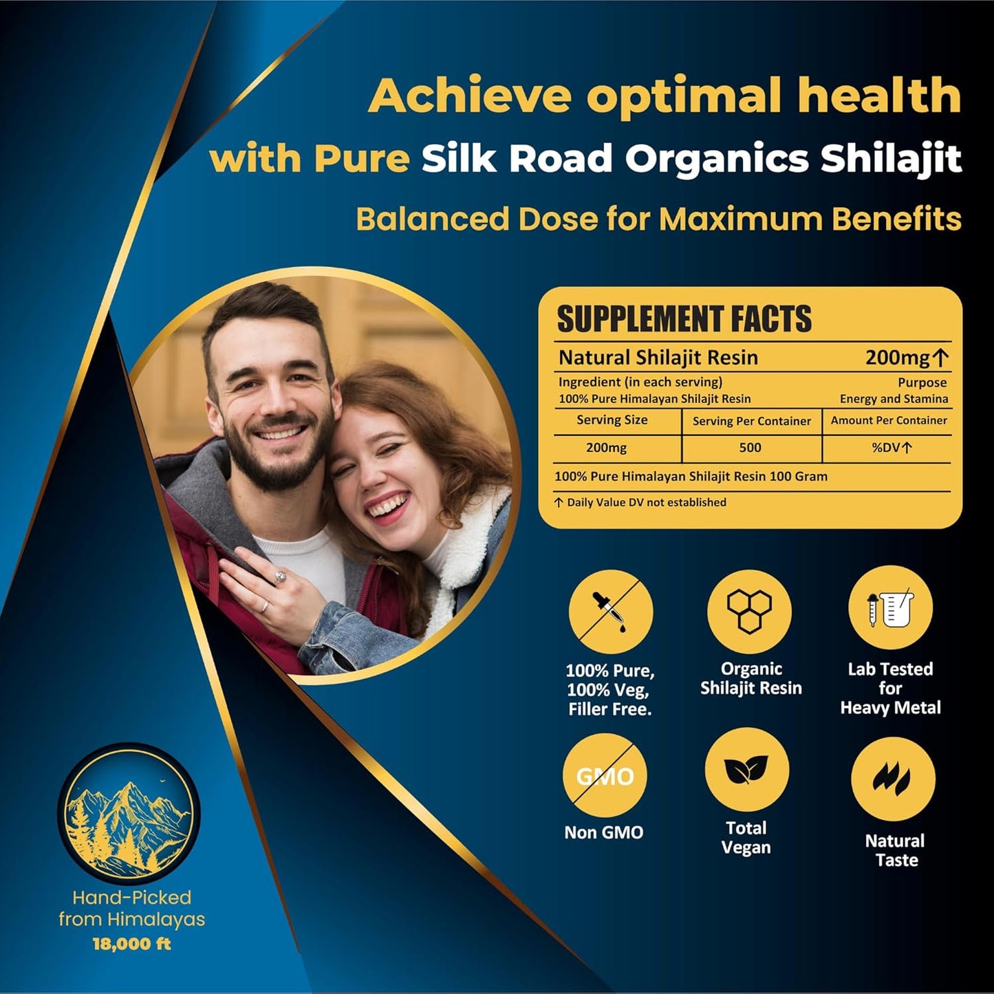 29g Pure Himalayan Shilajit Resin Supplement for Immune Support & Cognitive Health by SILK ROAD ORGANICS
