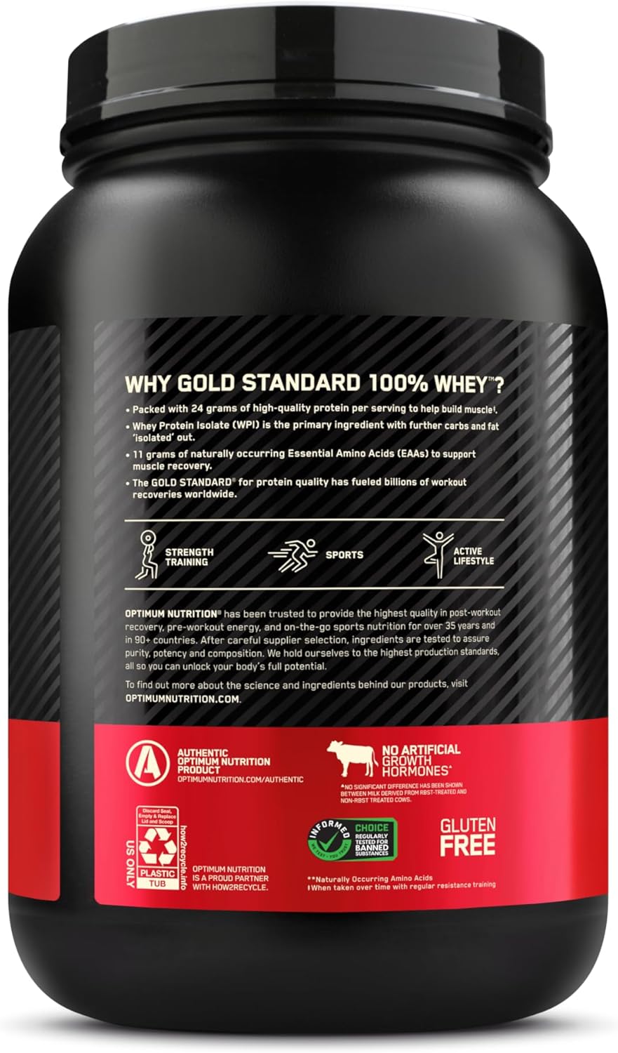 2lb Optimum Nutrition Gold Standard 100% Whey Protein Powder in Mocha Cappuccino Flavor